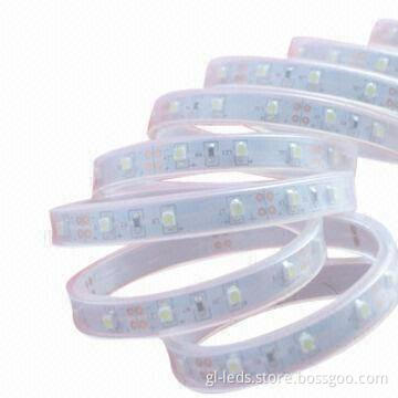 5050 SMD Flexible LED Strips with 60mA/LED Maximum Current, 12 or 24V DC Working Voltage
